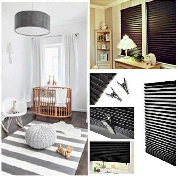 Temporary blinds when decorating