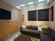 Black out black paper temporary blinds